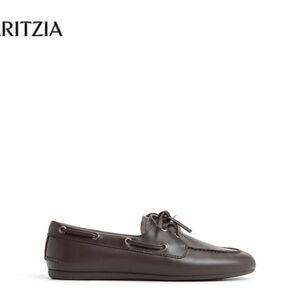 Aritzia Men's Dark Brown Boat Shoes